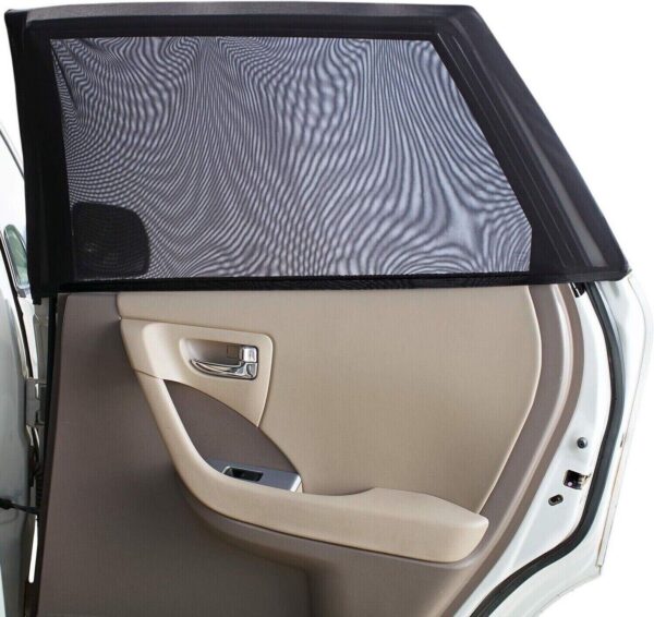 Block Shades Sock Rear Car Door Window Cover Blinds Sun Protection Sedan 2 Pack